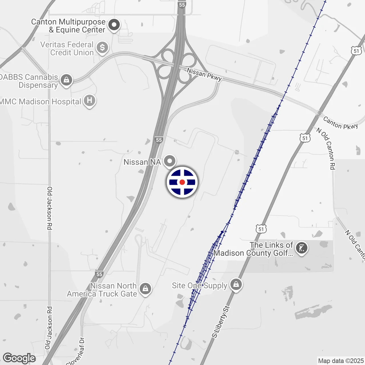 FPT – Canton MS Map
