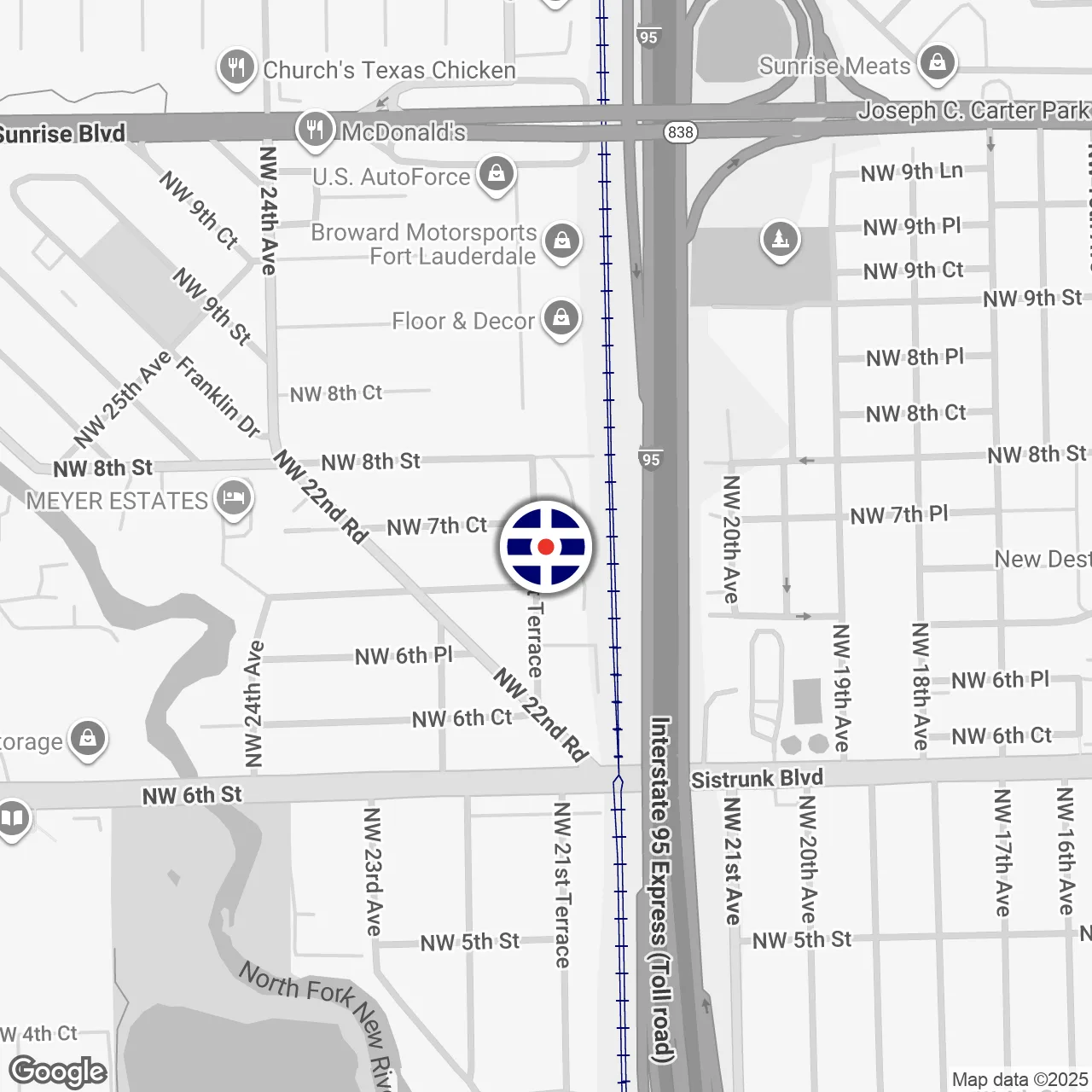 FPT – Ft. Lauderdale Map